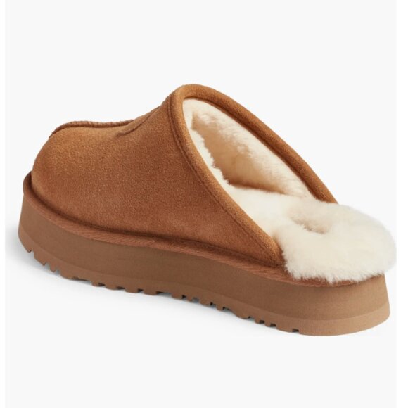 NIB UGG DISCOQUETTE SLIDE SLIPPER CHESTNUT SIZE 8 - Picture 2 of 11